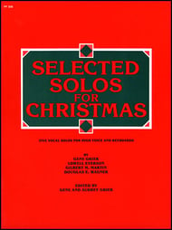 Selected Solos for Christmas Vocal Solo & Collections sheet music cover